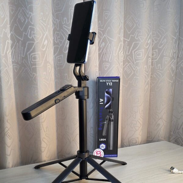 Y12 Ai Face Trecking Tripod & Selfi Stick
