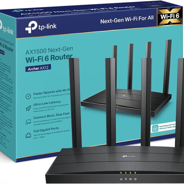 TP-Link Archer AX12 AX1500 Dual-Band WiFi Router