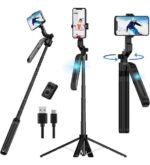 Y12 Ai Face Trecking Tripod & Selfi Stick - Image 3