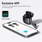 Hoco EQ33 Gem True Wireless Earbuds (Bluetooth 5.4, JL AC6983D4, Up to 7 Hours) - Image 3